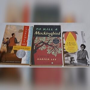 Dragonwings, To Kill A Mockingbird, A Raisin In The Sun , Award Winning Novels